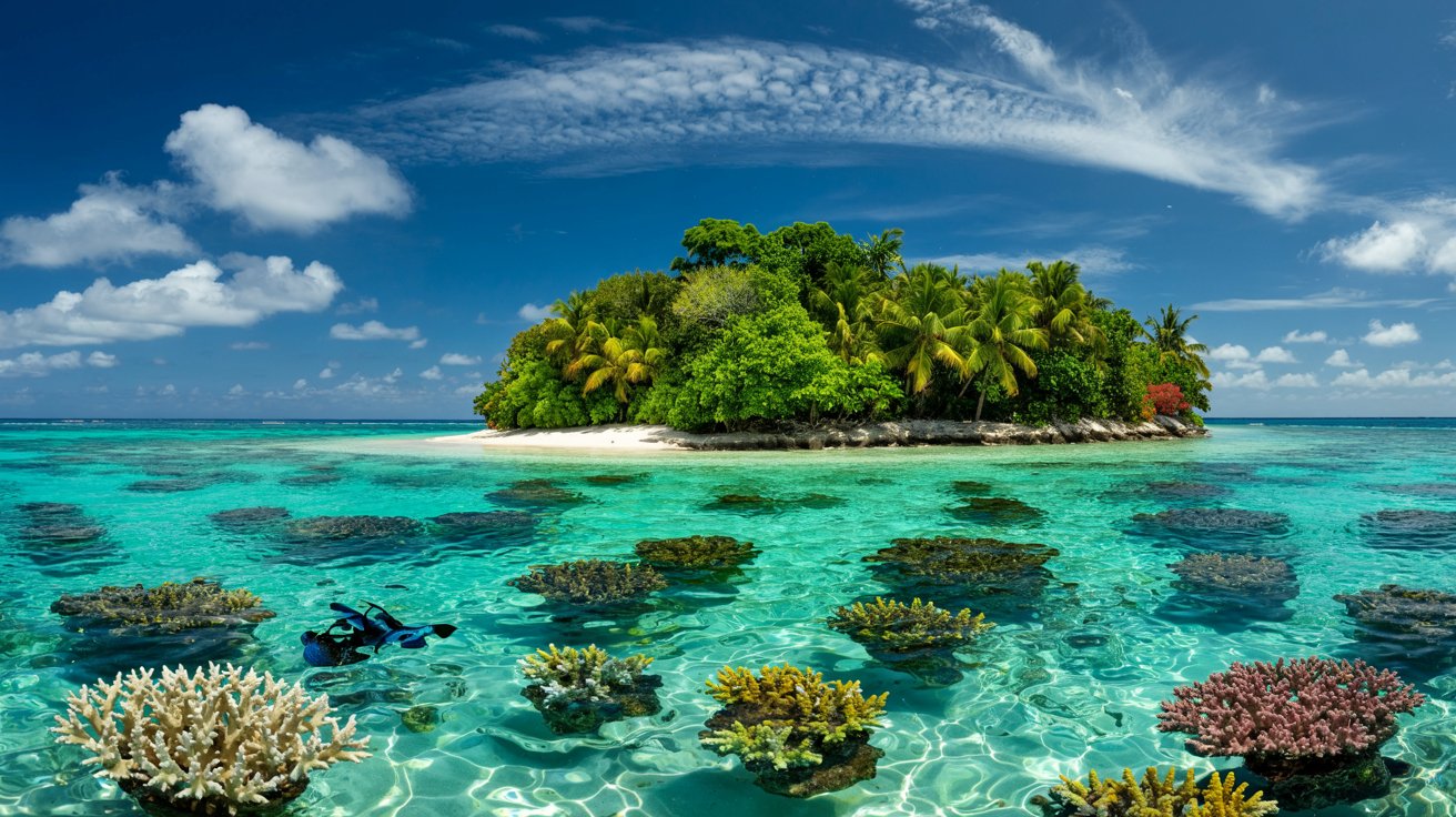 Island Reefs On The Planet
